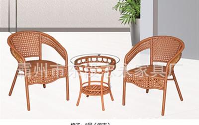 【藤椅厂家 批发酒店家具 厂家批发藤椅三件套 休闲户外家具】价格_厂家_图片 -