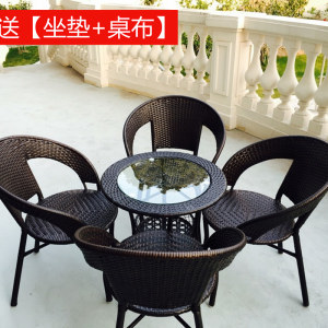 茶楼藤椅桌椅组合户外市场价格分析与批发指南